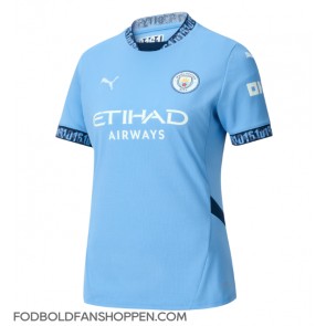 Manchester City Kevin De Bruyne #17 Hjemmebanetrøje Dame 2024-25 Kortærmet